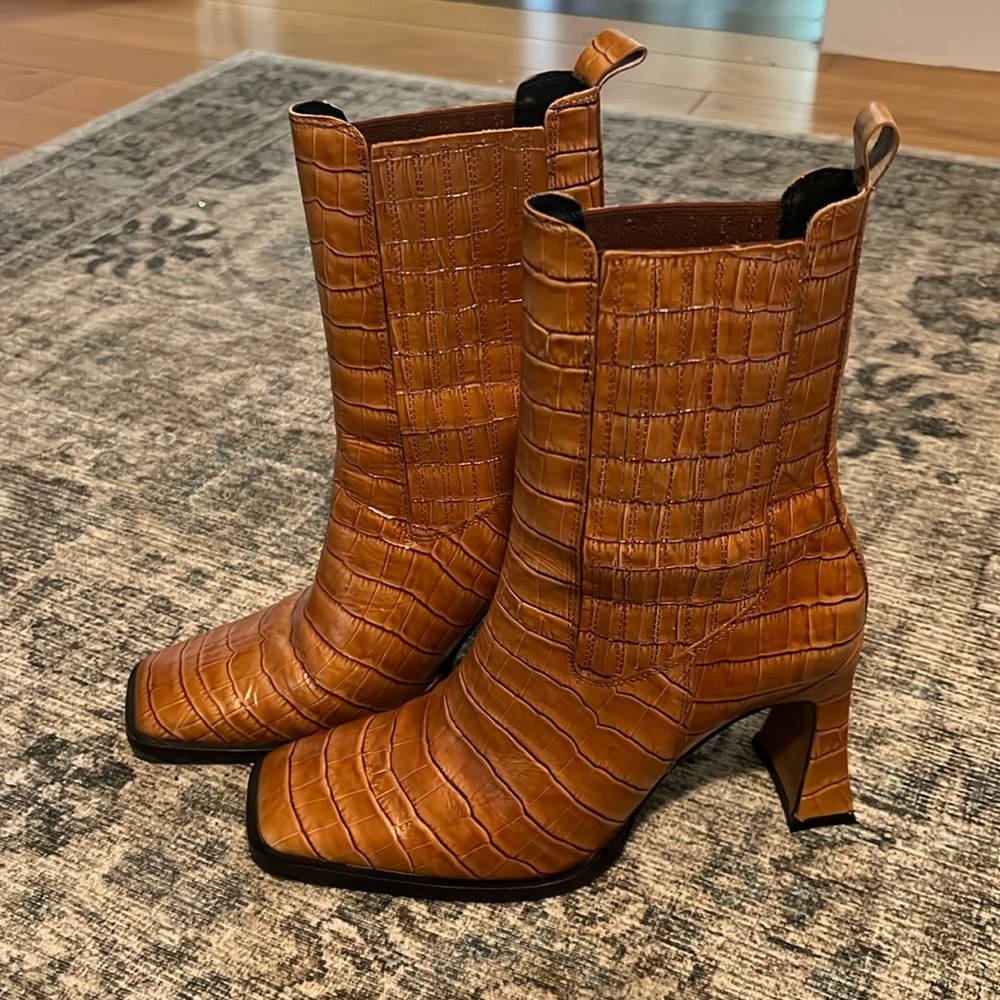 Asos Croc Chelsea Boots US 9